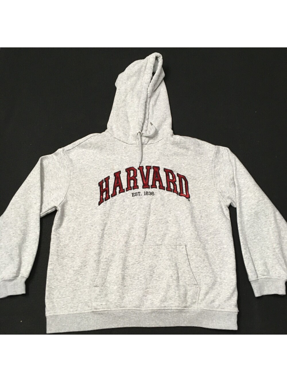 Women's H&M Harvard University College Patch Hooded Hoodie Sweatshirt MEDIUM